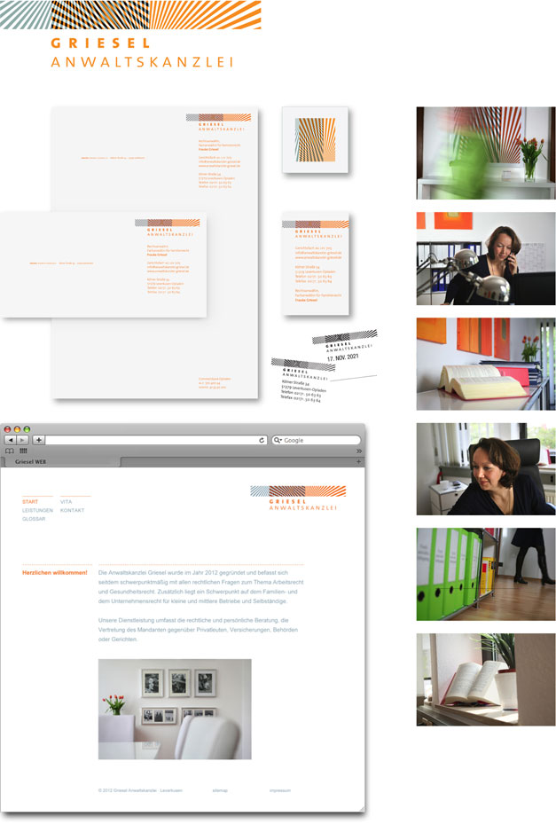 Corporate Design Griesel Anwaltskanzlei